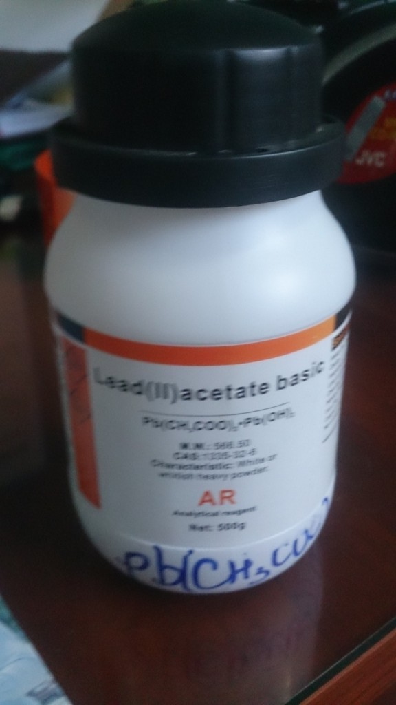 Lead acetate basic (AR) Pb(CH3COOH)2.Pb(OH)2 Vật Tư KHKT Bách Khoa
