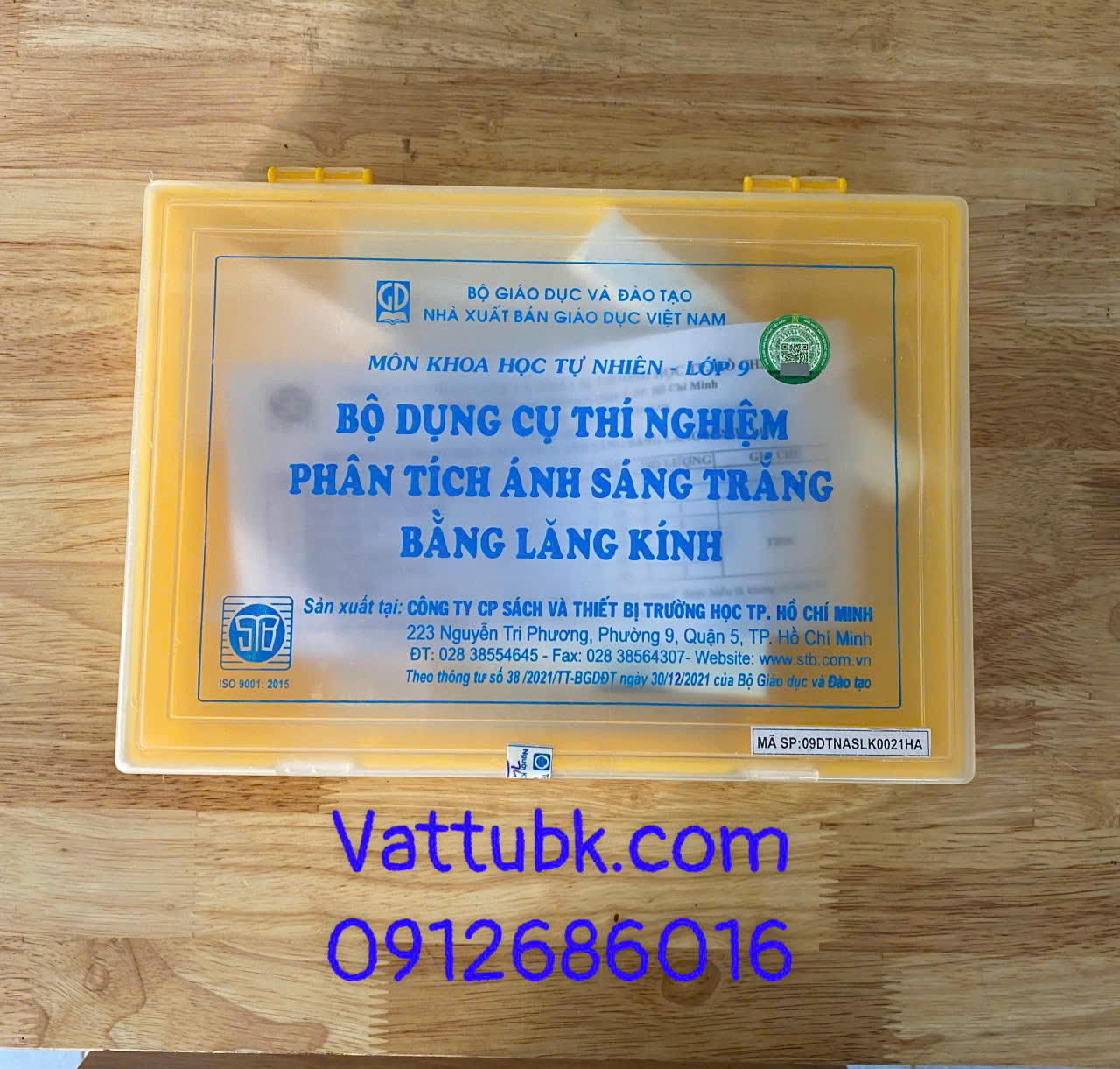 Phân tích ánh sáng trắng bằng lăng kính 2